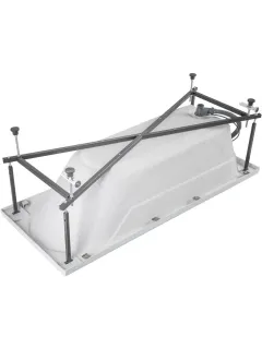 Акриловая ванна Aquanet West 347902 170x70 см с каркасом с боковой и фронтальной панелями